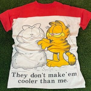 VTG 1978 Garfield Single Stitch Men’s XL RETRO FLINTS